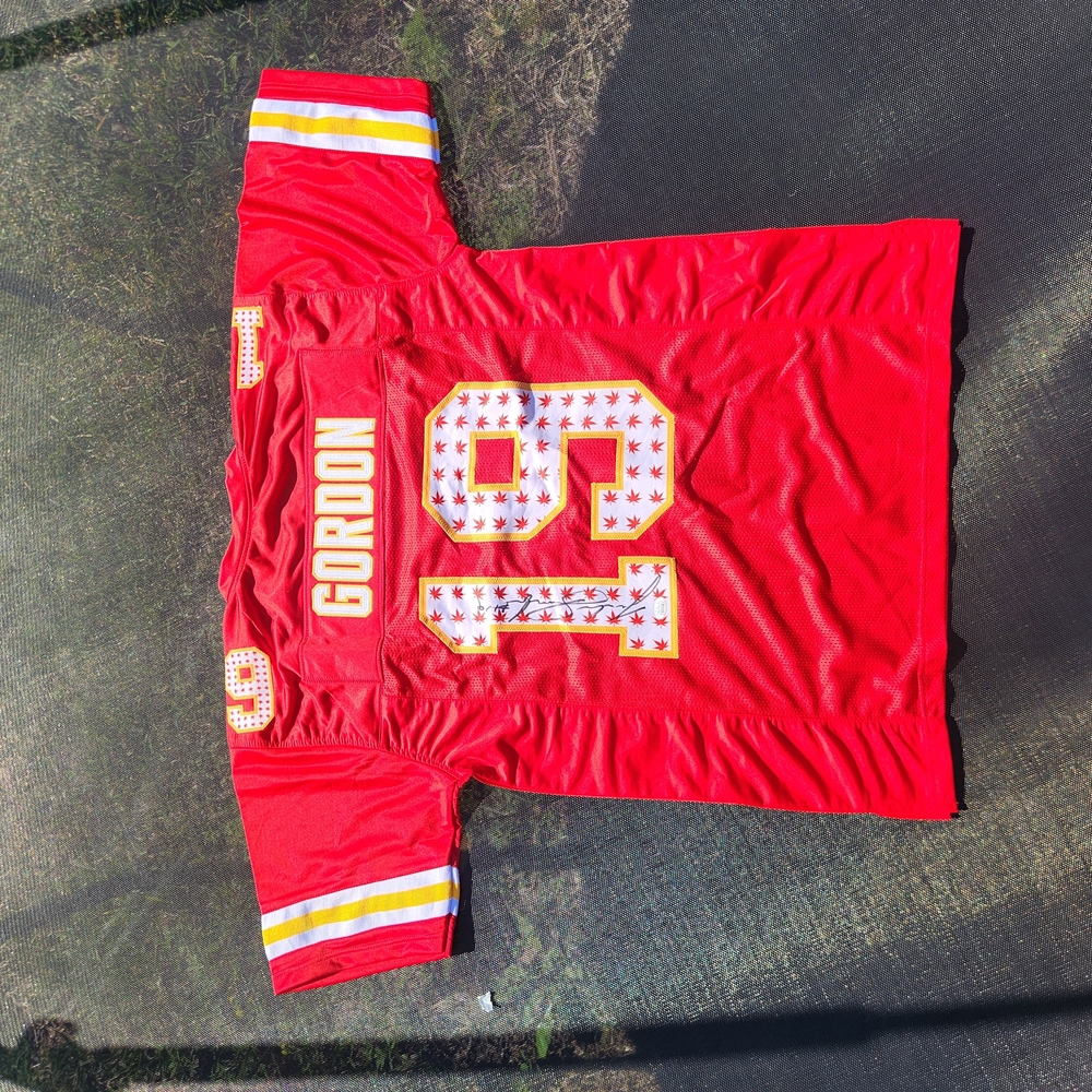 Red Football Jersey with Number 19